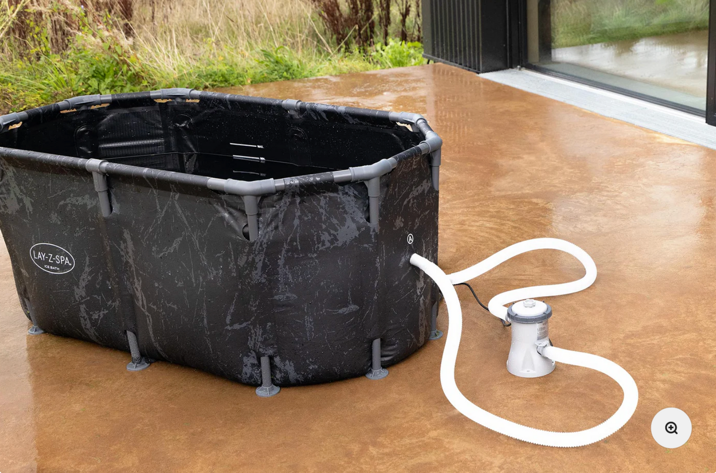 Glacial Dip™ Ice Bath Cold Plunge Recovery Tub with Pump