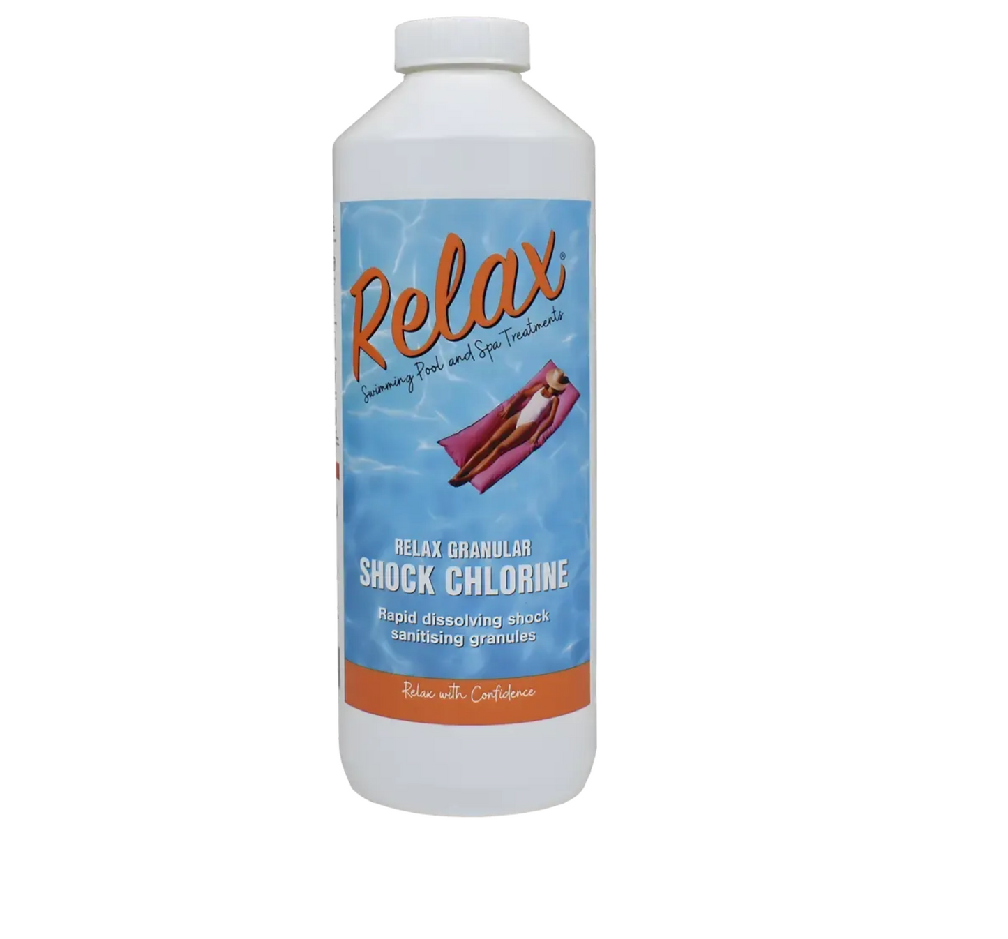 1kg Relax Pool Granular Shock Chlorine