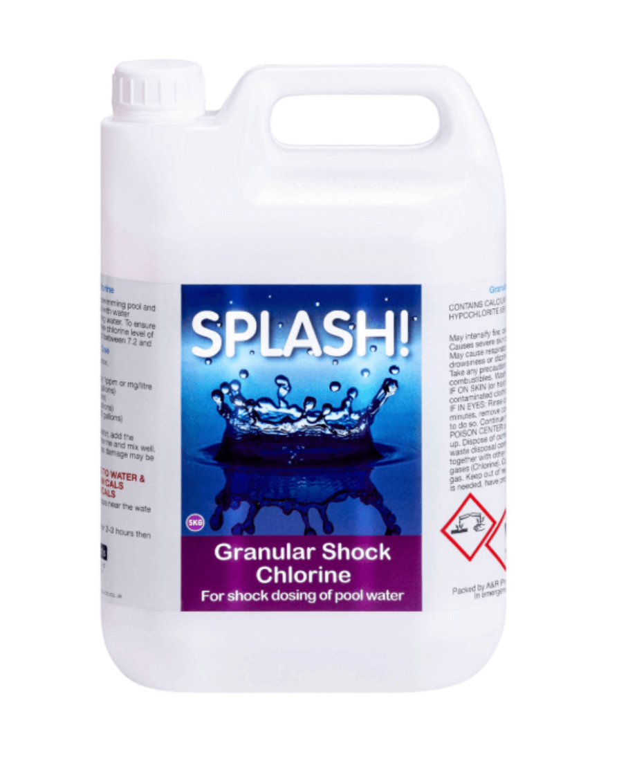 5kg SPLASH Pool Granular Shock Chlorine