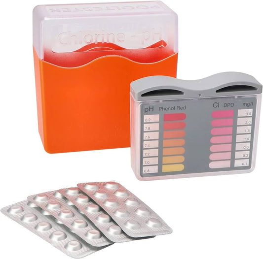 Chlorine/pH Test Kit - Orange Box