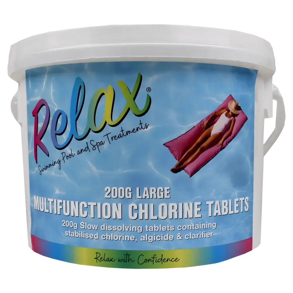 5kg Relax Pool Multi-Pool Tablets - 200g
