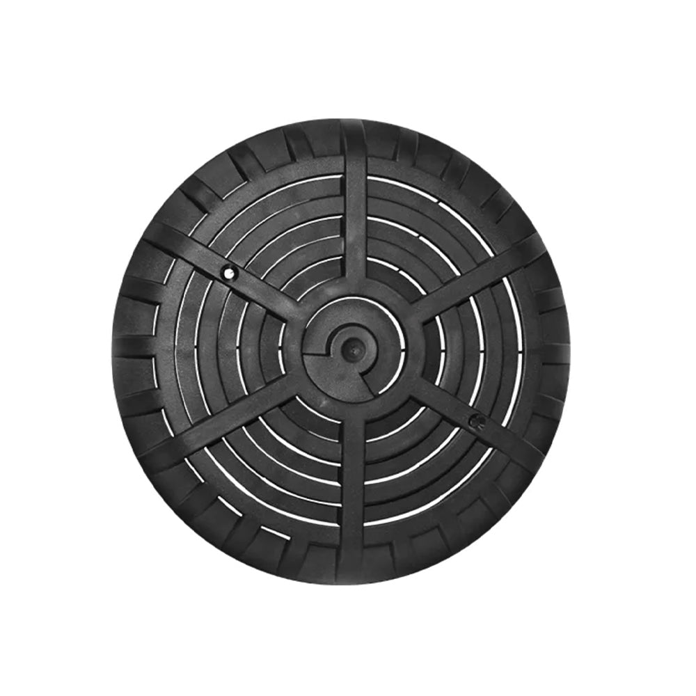 6” Main Drain With Anti-Vortex Grille - Black