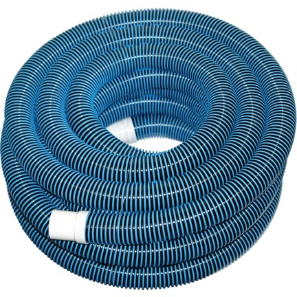 Vac Hose - PVC Blue/Black Flex-Hose 11⁄2" With Swivel Cuffs 7.5mtr