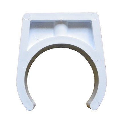 1.5in Pipe Clip White (White)