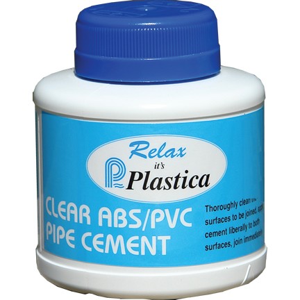 250ml Pipe Cement ABS And PVC C/W Brush