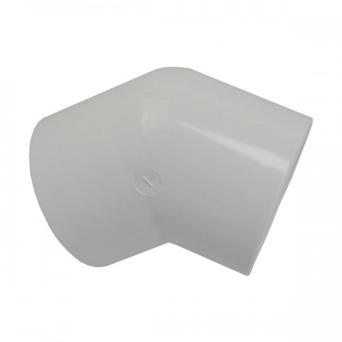 2in 45 Deg Elbow P P White