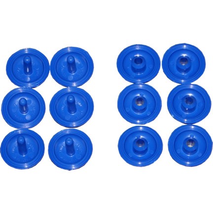 Blue Press Fix Connectors Pack Of 20
