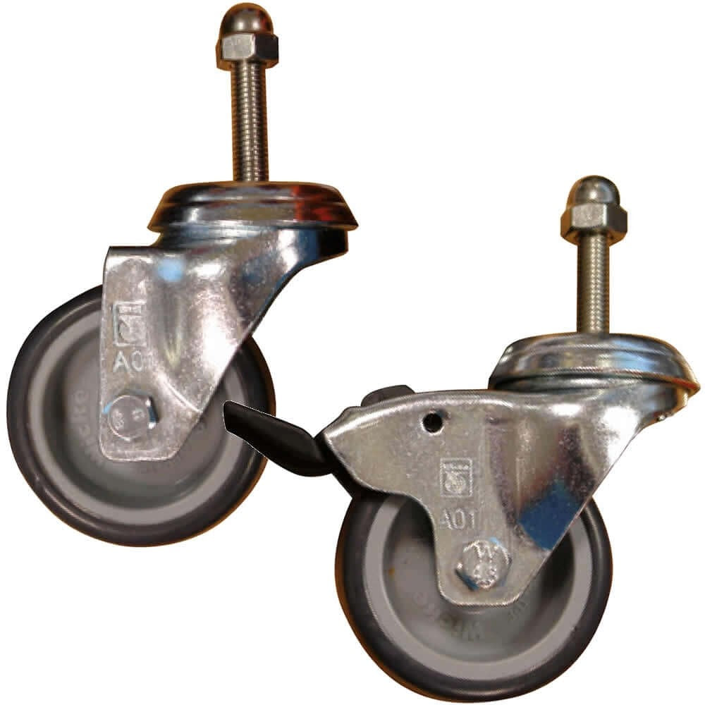 Reel Easy Castor Pack (Plated) - Pack Of 6 For Use With The 43mm Plastica Slidelock Reel System