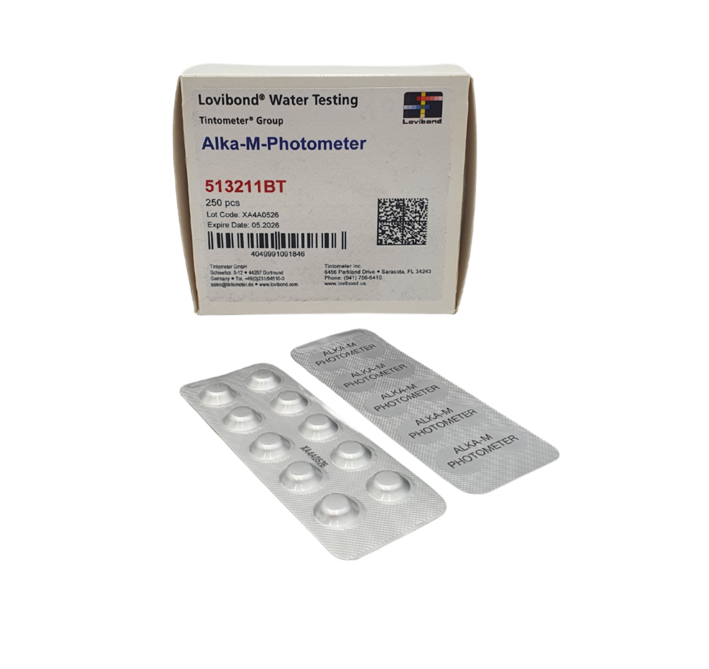 Lovibond - 250 Alka M Photometer Tablets