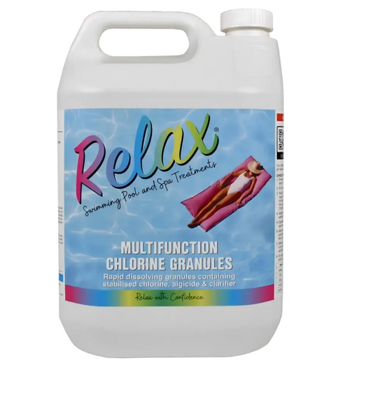 5kg Relax Pool Multi Pool Chlorine Granules