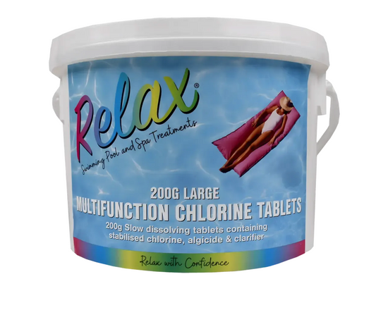 5kg Relax Pool Multi-Pool Tablets - 200g