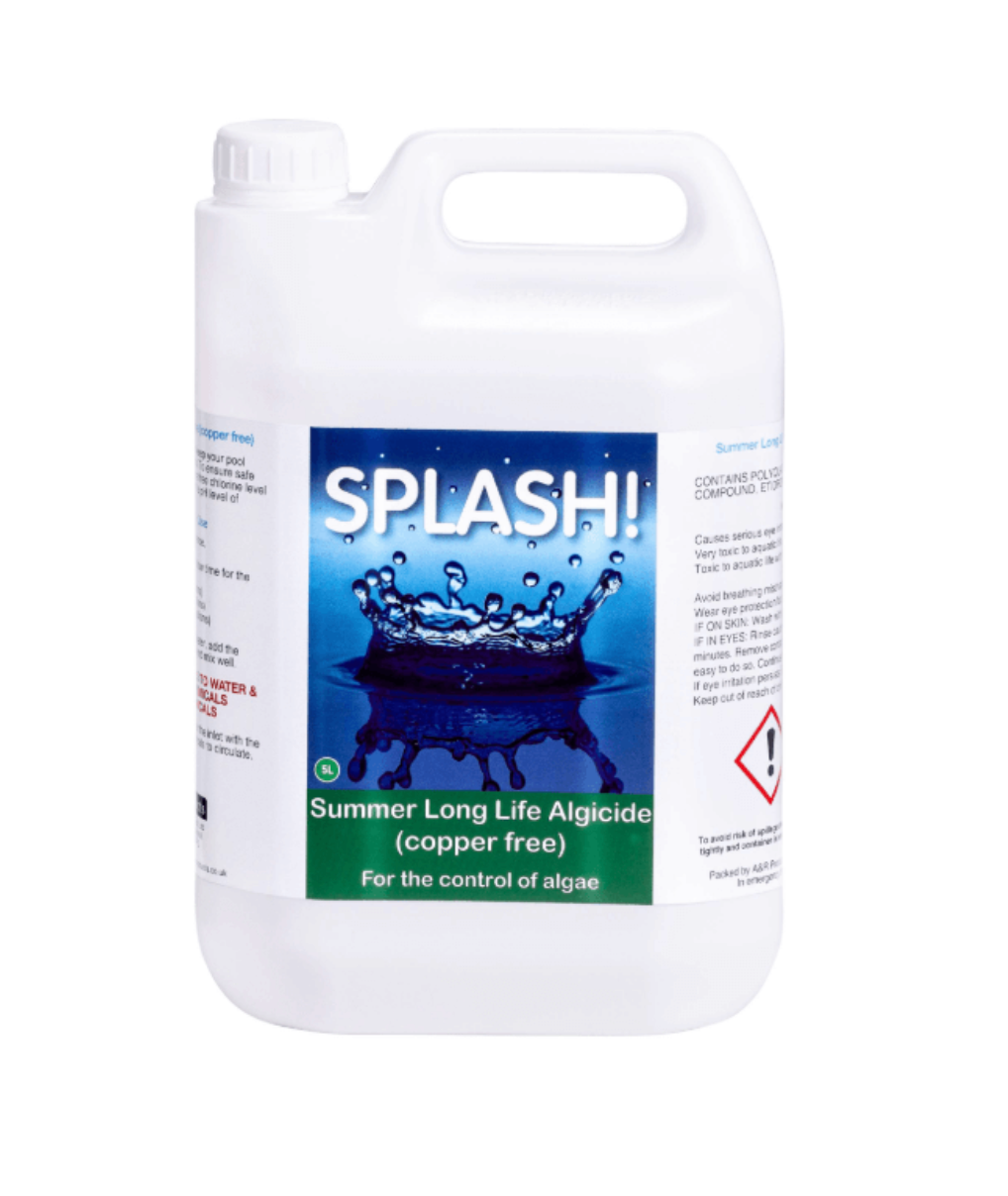 5Ltr Splash Summer Copper Free Long Life Algicide