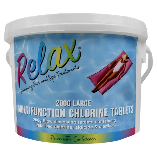 5kg Relax Pool Multi-Pool Tablets - 200g
