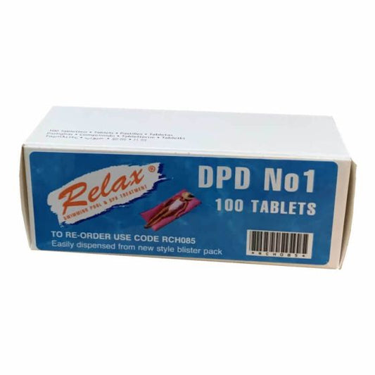 100 x Relax DPD No 1 Rapid Tabs
